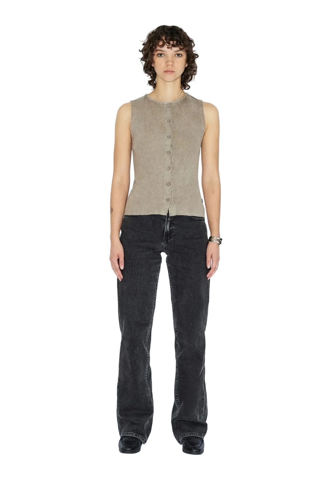 Lilja Rib | Washed Khaki