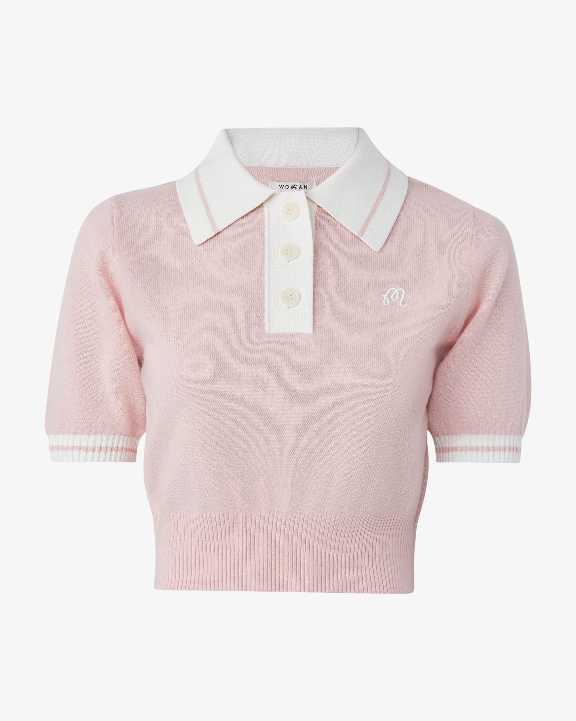 Mikayla Knit Polo | Dusty Rose