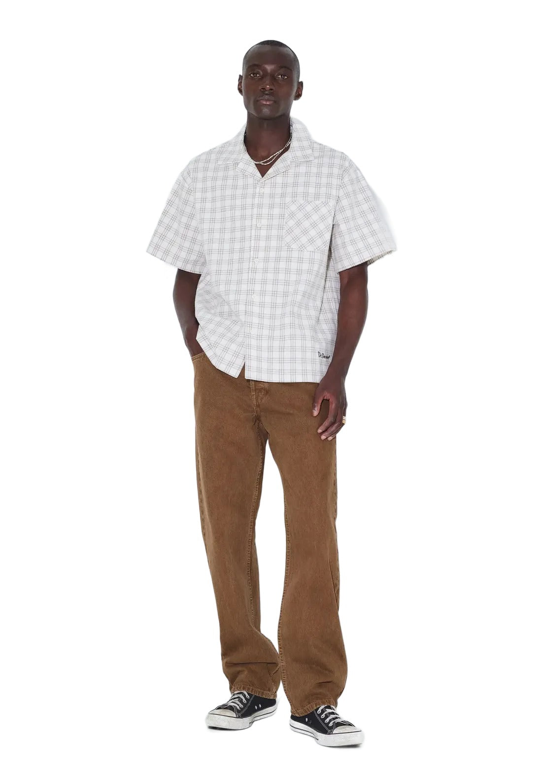 Mile Shirt | Ecru Summer Check