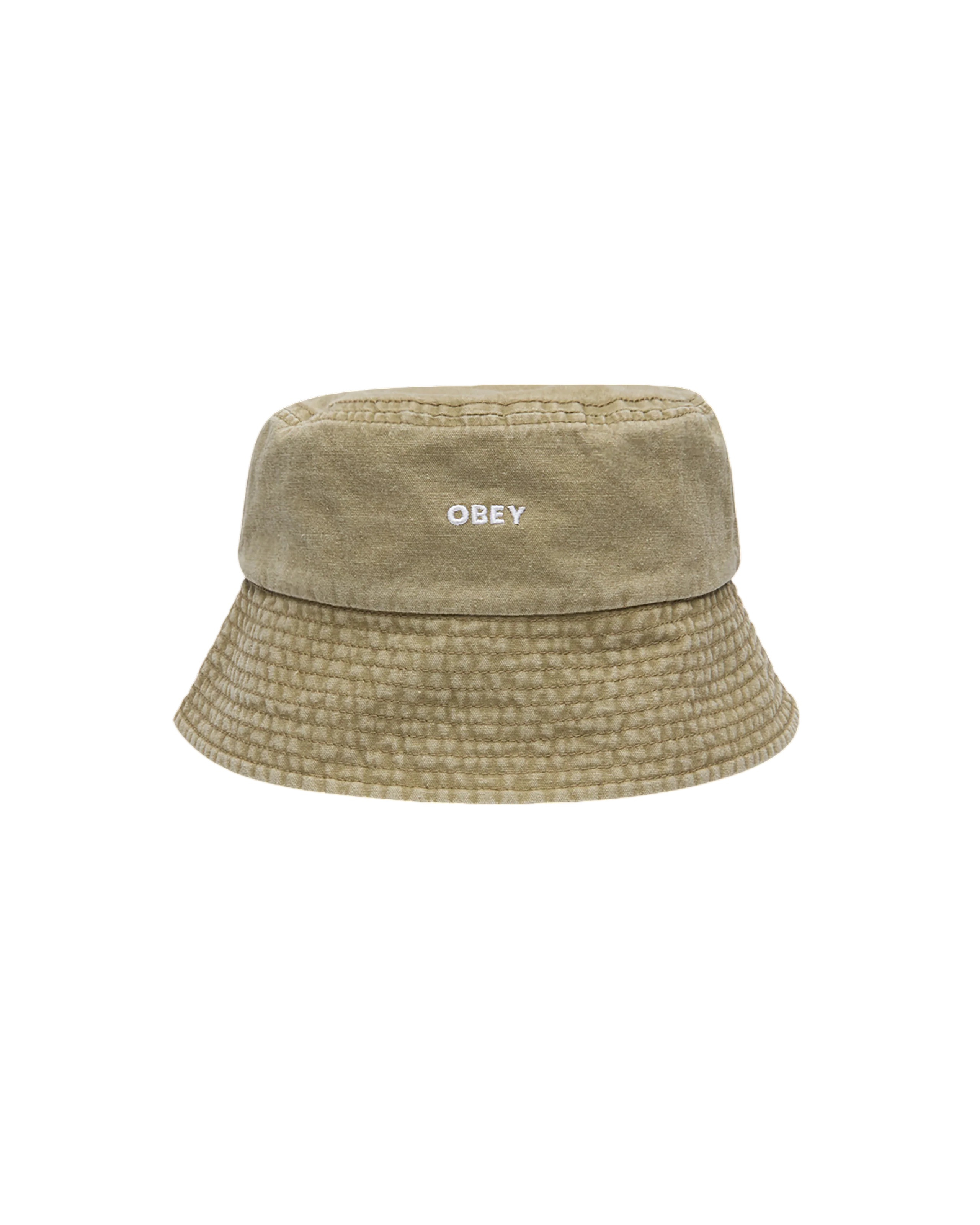 Bold Pigment Canvas Bucket Hat | Khaki