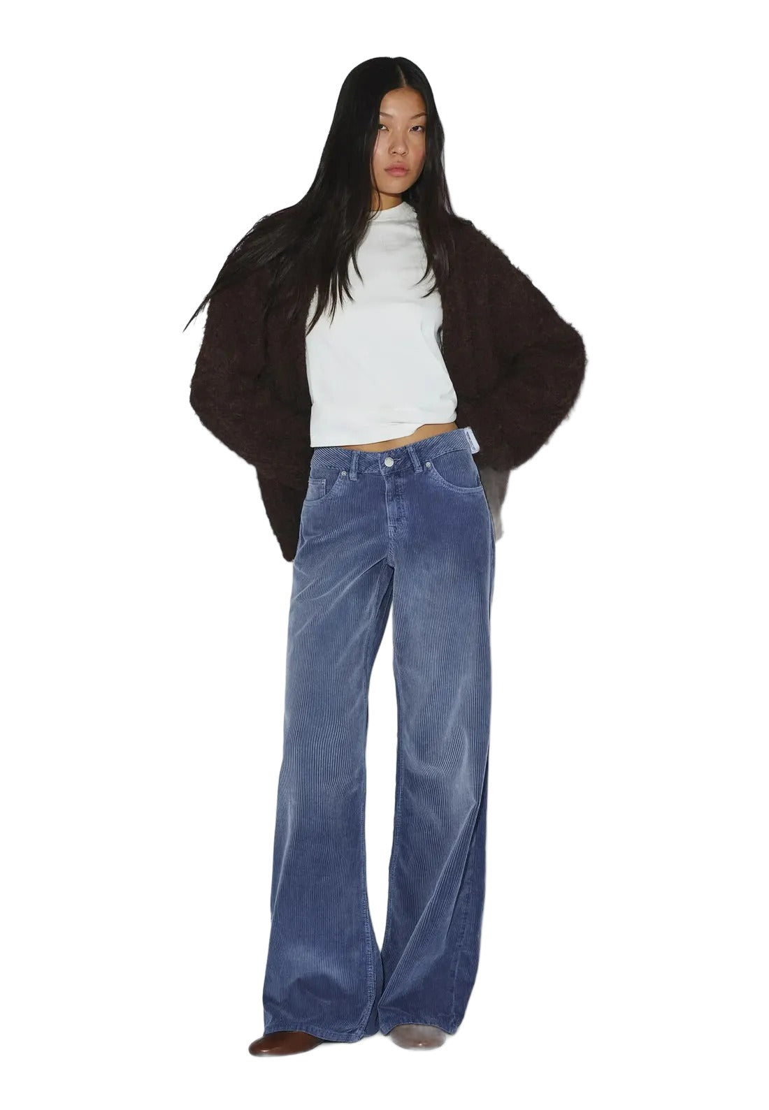Rhue Low Wide | Washed Blue Shade Cord