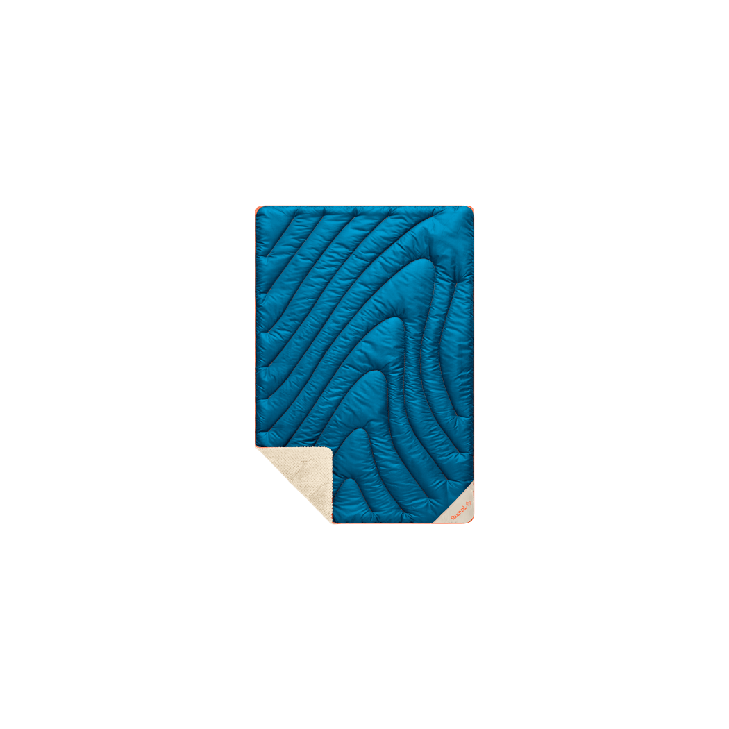Rumpl Fleece Puffy Mini Blanket - Seascape Cream Fleece Puffy Mini Blanket - Seascape Cream | Rumpl Blankets For Everywhere Solid Fleece Puffy