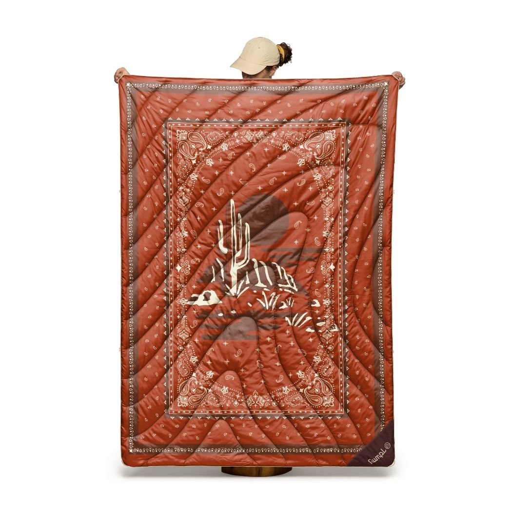 Rumpl Original Puffy Blanket - Sedona Saguaro Bandana Original Puffy Blanket - Sedona Saguaro Bandana | Rumpl Blankets  Solid Original