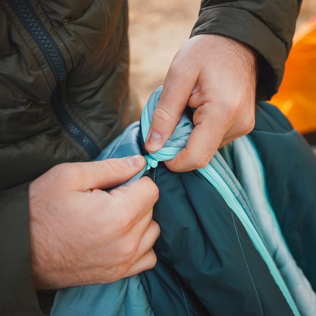 Rumpl Wrap Sack 20° Sleeping Bag - Cascade Fade The Wrap Sack 20° Sleeping Bag - Cascade Fade | Rumpl  Wrap Sack