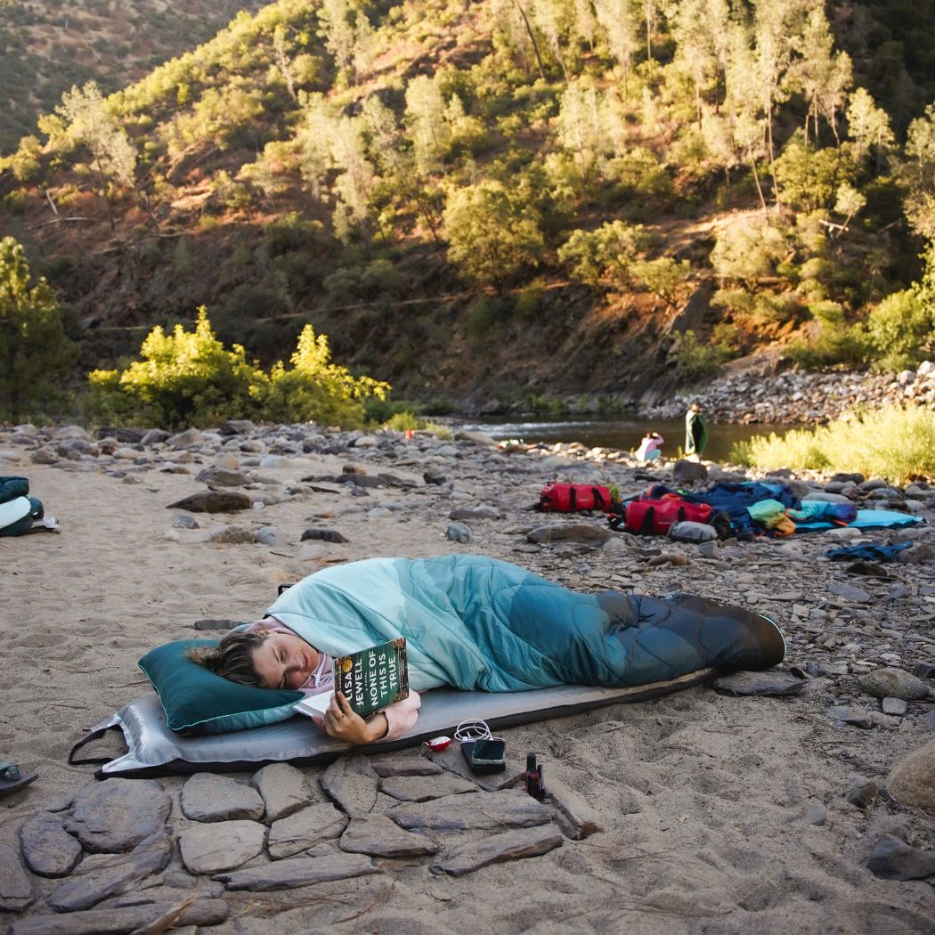 Rumpl Wrap Sack 20° Sleeping Bag - Cascade Fade The Wrap Sack 20° Sleeping Bag - Cascade Fade | Rumpl  Wrap Sack