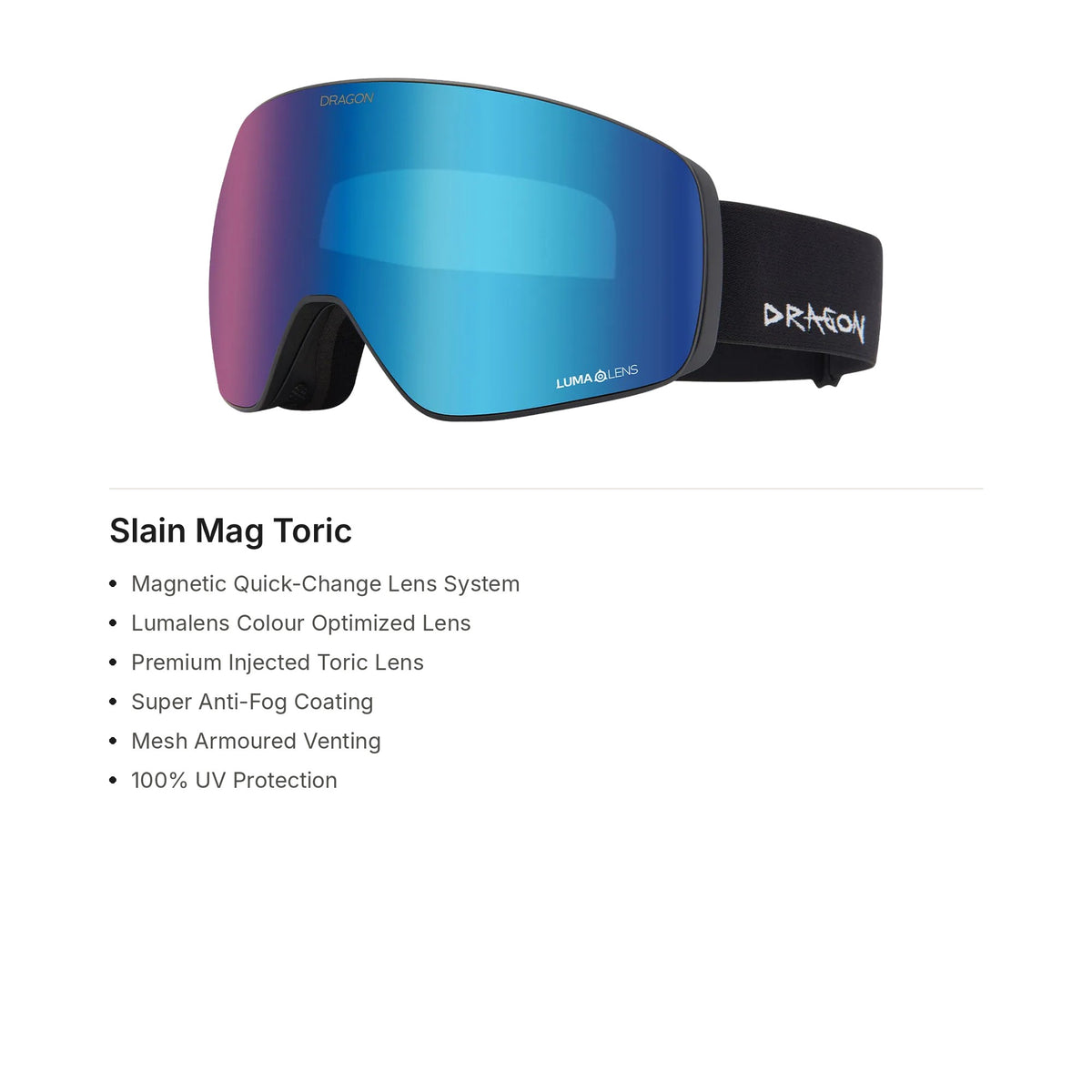 Slain Mag Toric with Bonus Lens – Sable (features)