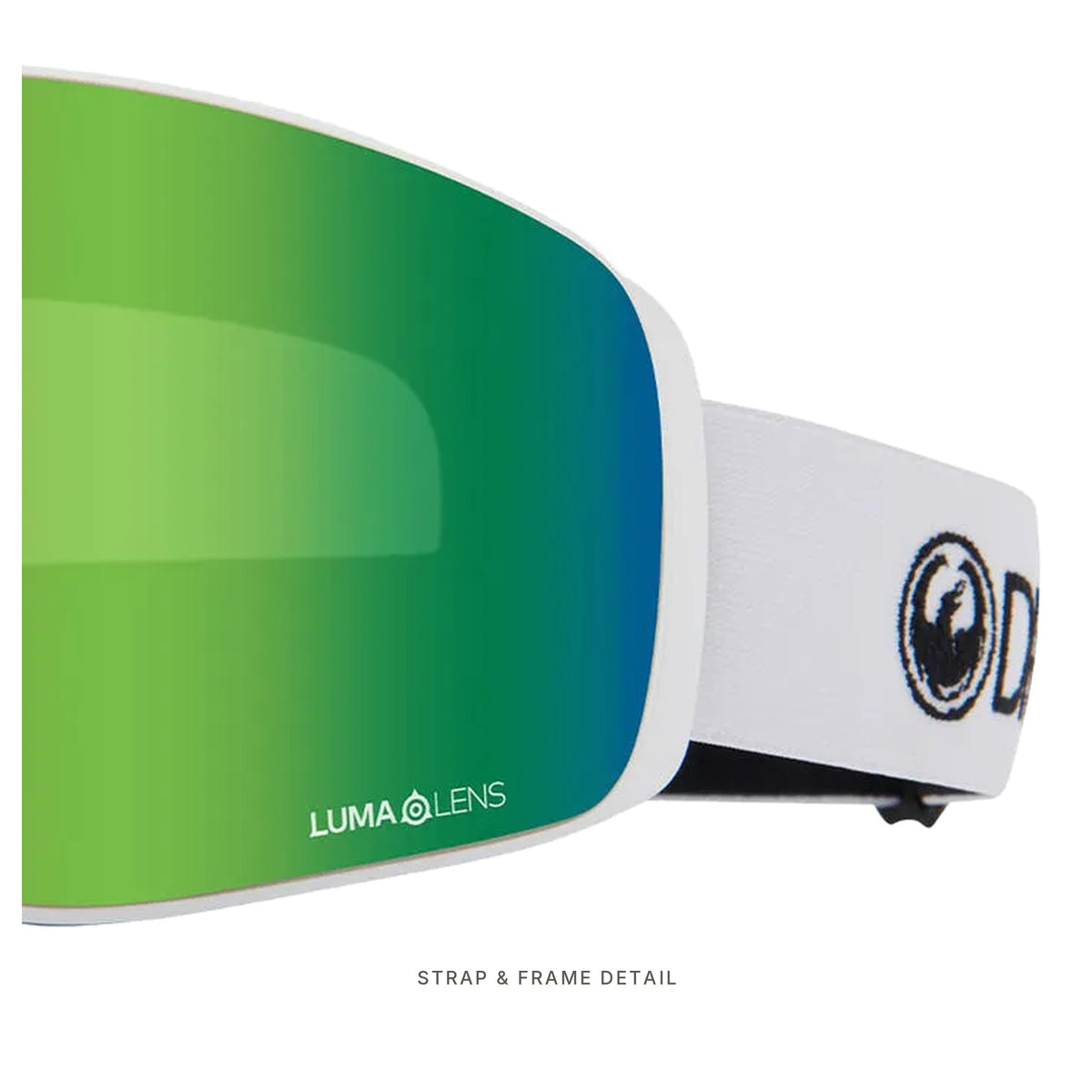 Slain Mag Toric with Bonus Lens – White (strap and frame detail)