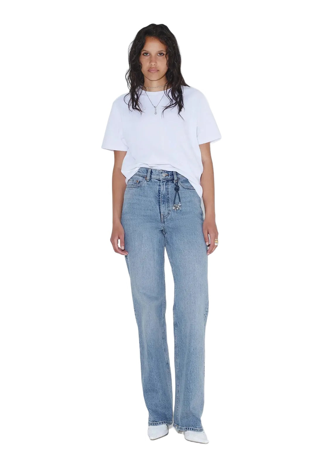 Talia Tee | Off White Fog