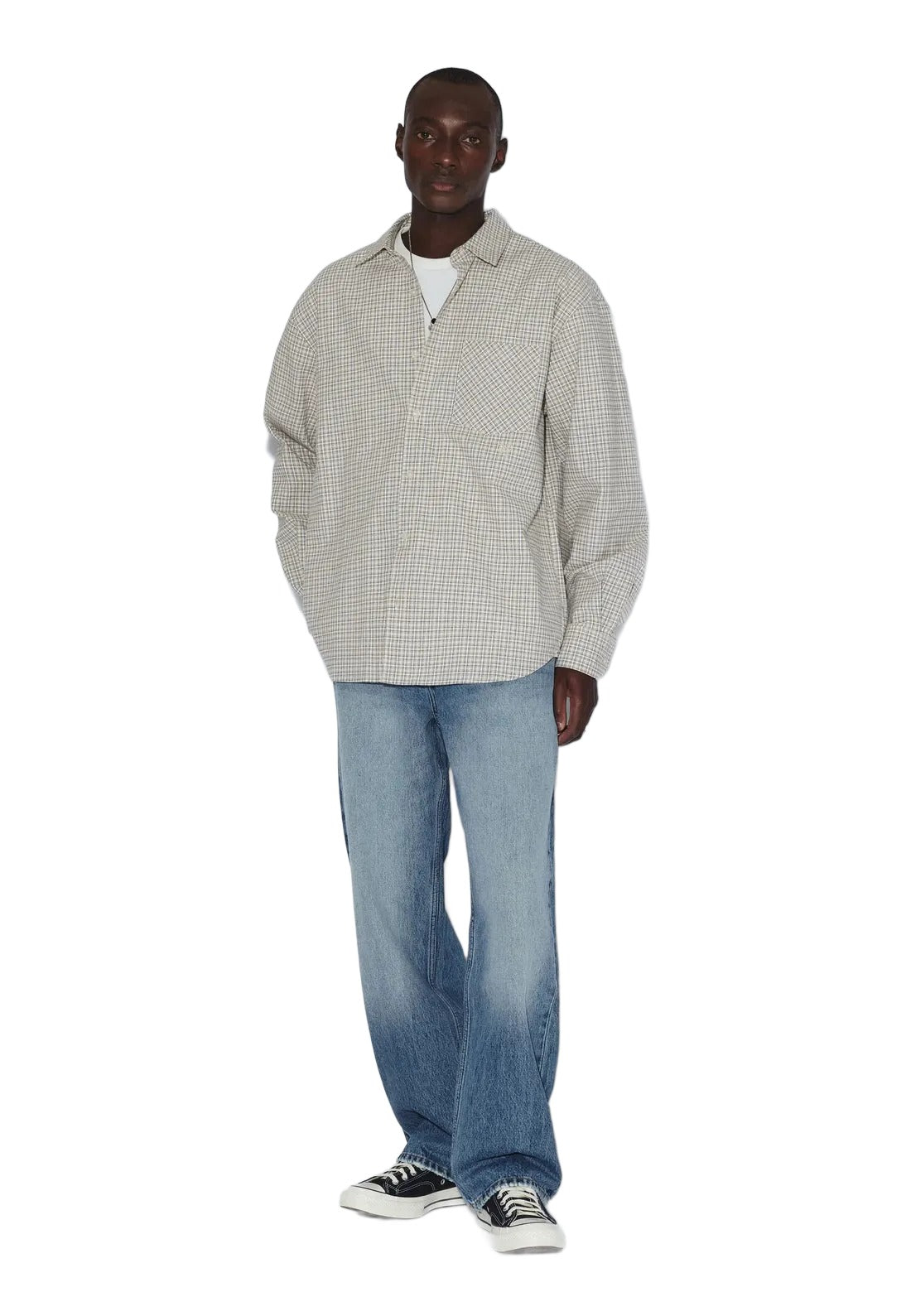 Wes Shirt | Fall Ecru Check
