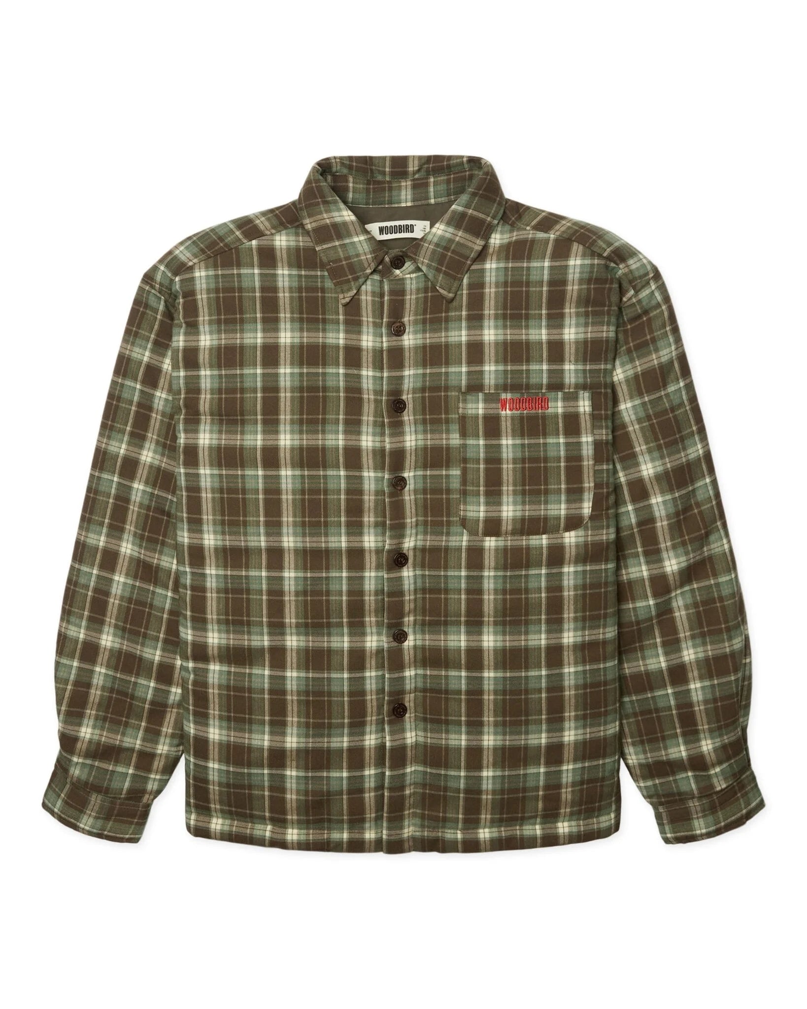 Tong Padded Jacket | Dark Olive-lime