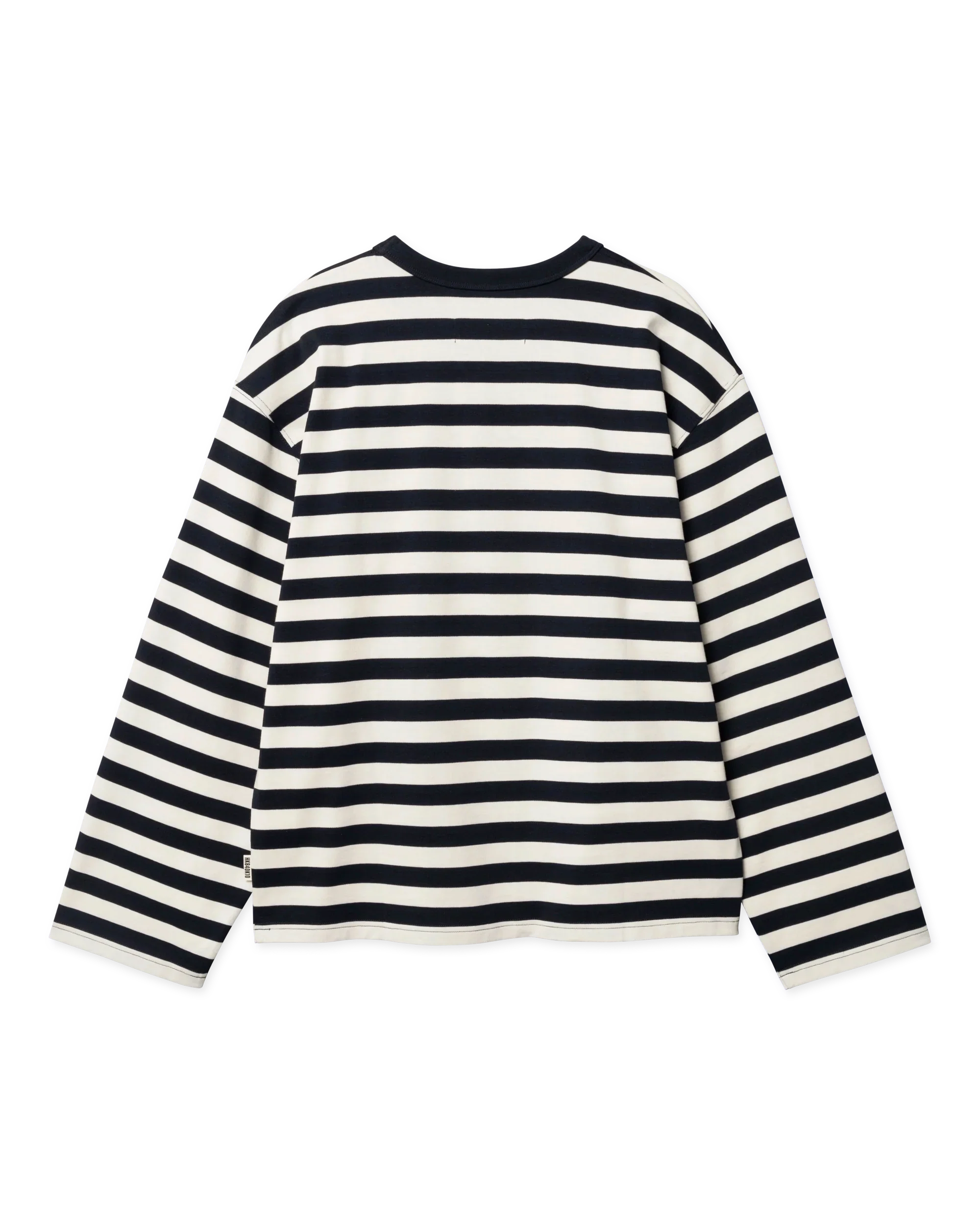 Joul Wide Sleeve Stripe Tee | Navy-white